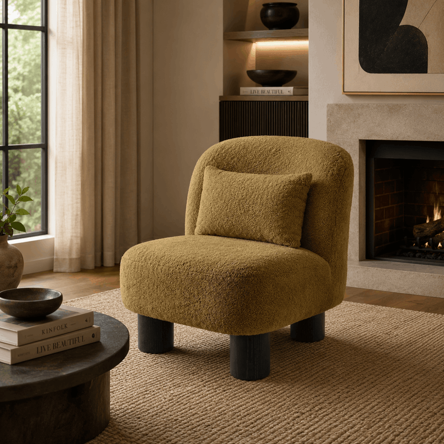 Solara Curved Accent Chair