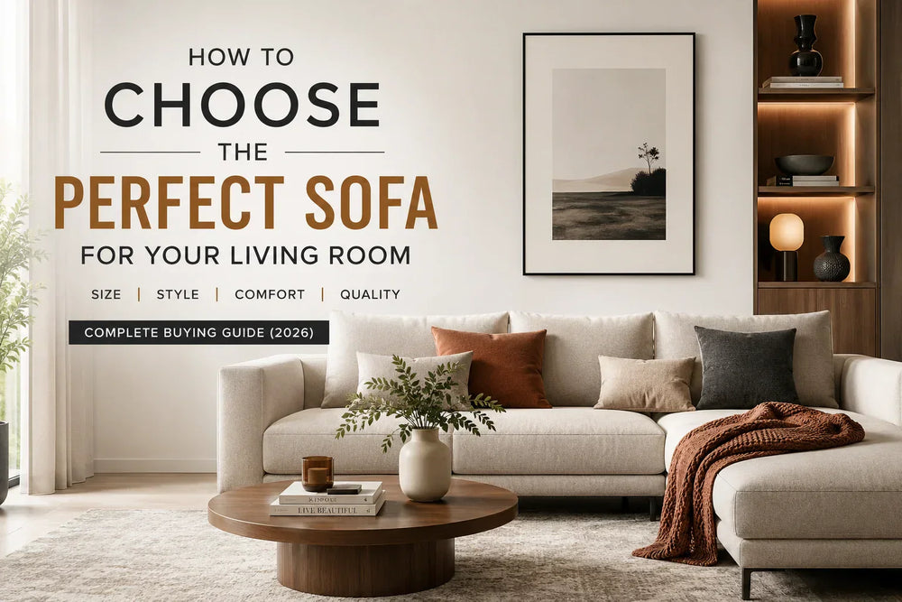 How to Choose the Perfect Sofa for Your Living Room | Complete Buying Guide (2026)