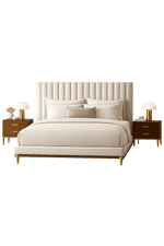 KING BED WITH 2 NIGHT STAND