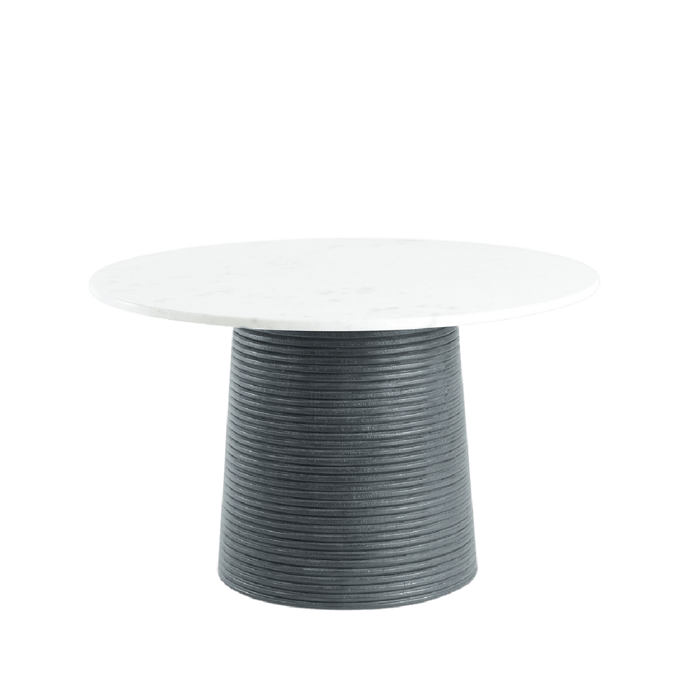 Eclipse Marble Pedestal Table