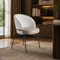 Ivory Curve Chair