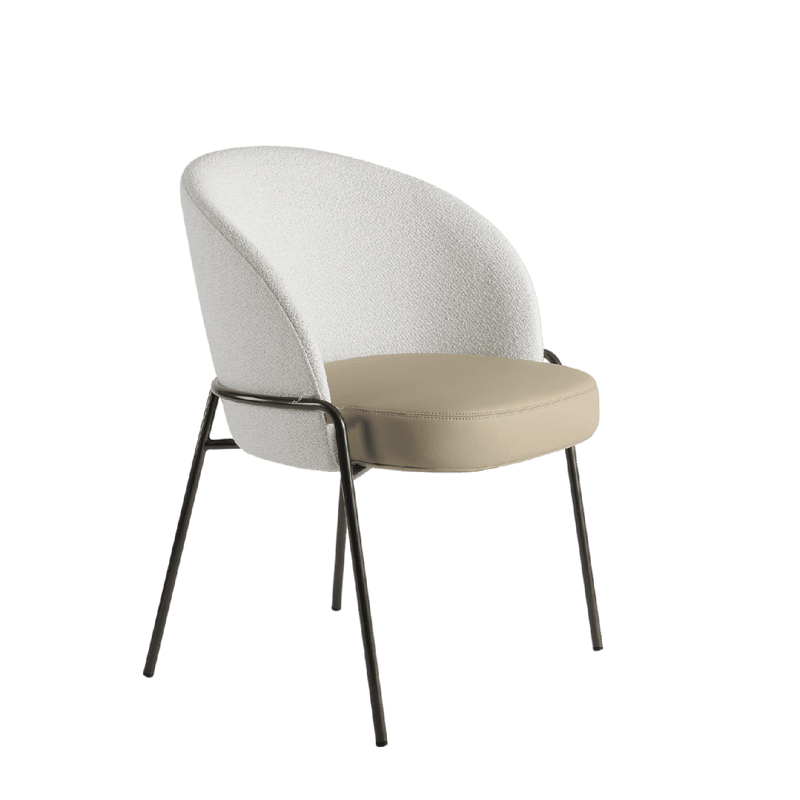 Ivory Curve Chair