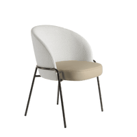 Ivory Curve Chair