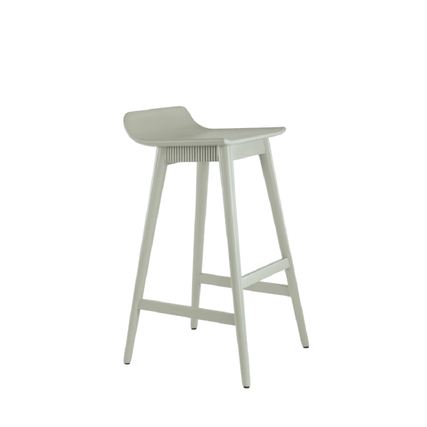Ivory Saddle Bar Stool