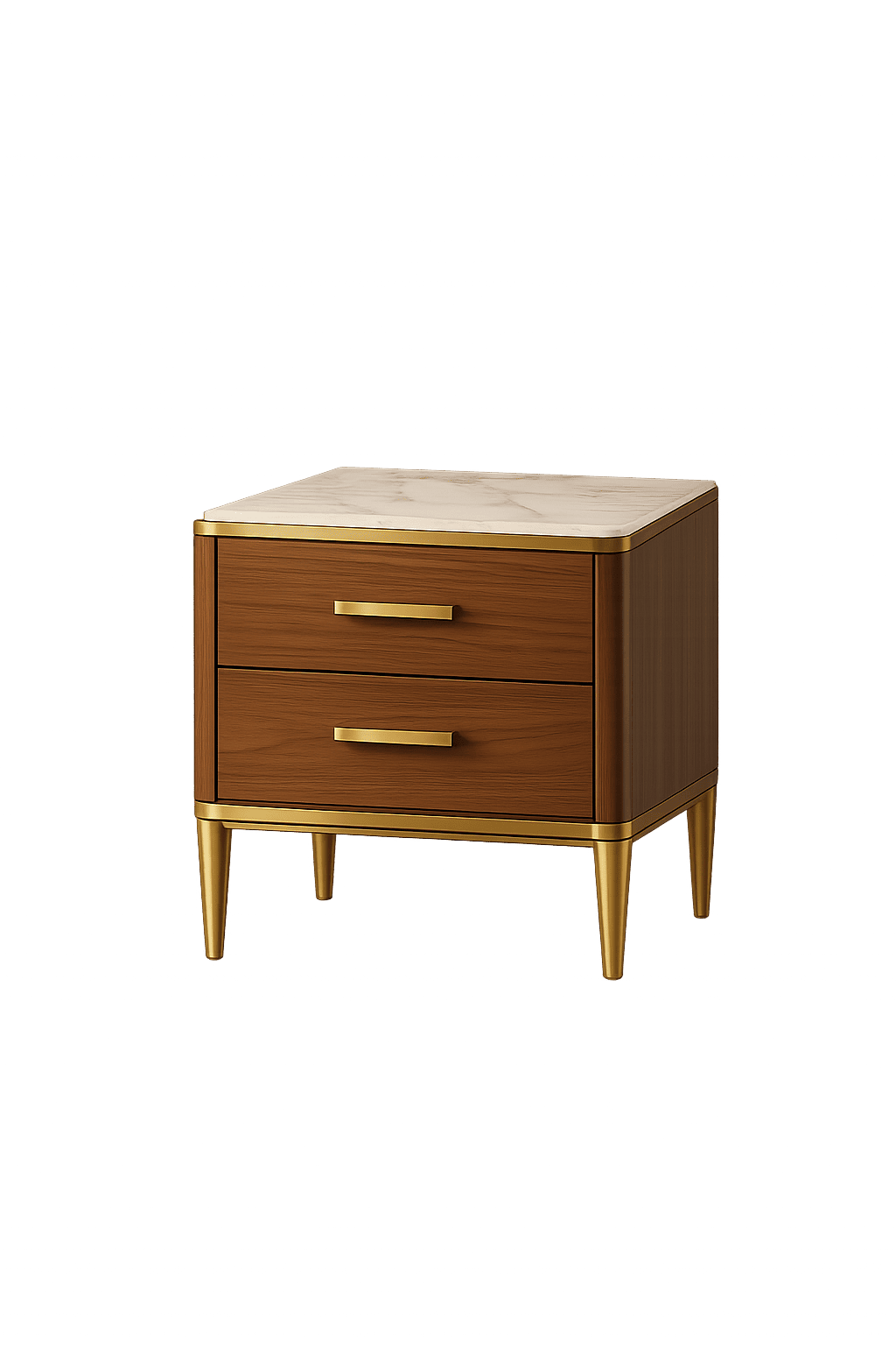 SIDE TABLE WOODEN WITH MARBLE TOP