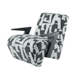 Monaco Geometric Lounge Chair