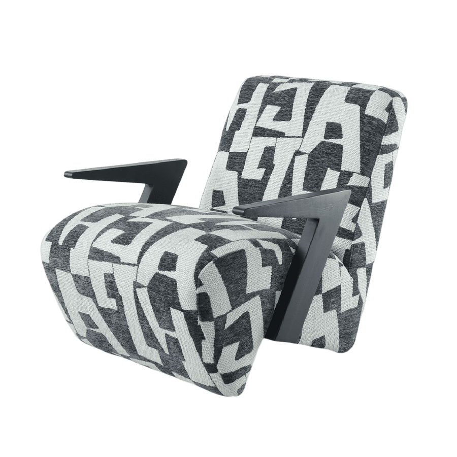 Monaco Geometric Lounge Chair