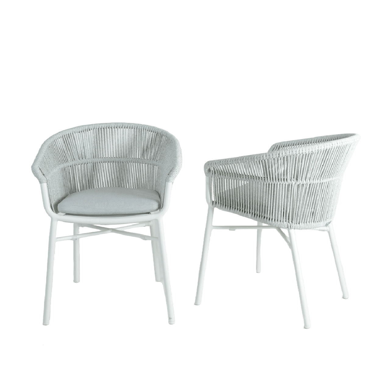 Santorini Woven Cord Outdoor Dining Chair