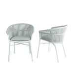 Santorini Woven Cord Outdoor Dining Chair