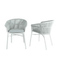 Santorini Woven Cord Outdoor Dining Chair