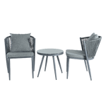 Monaco 3-Piece Premium Outdoor Bistro Set