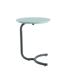 Aura Mint Blue C-Shaped Sofa Side Table