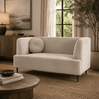 Simone Curved Bench-Seat Loveseat