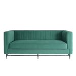 Esme Vertical-Stitch Tuxedo Sofa