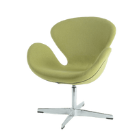 Cygnus Mid-Century Swivel Lounge Chair