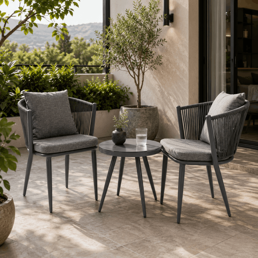 Monaco 3-Piece Premium Outdoor Bistro Set