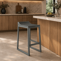 Apex Fluted Minimalist Bar Stool