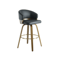Noir Luxe Bar Stool