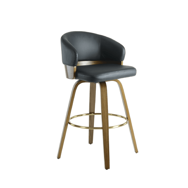 Noir Luxe Bar Stool