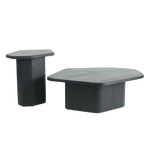 Noir Sculptural Nesting Table Set