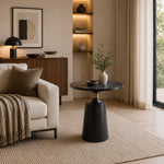 Obsidian Pedestal Table