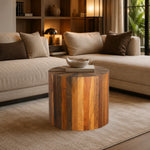 Helios Drum Side Table
