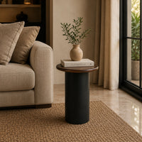 Halo Pedestal Side Table