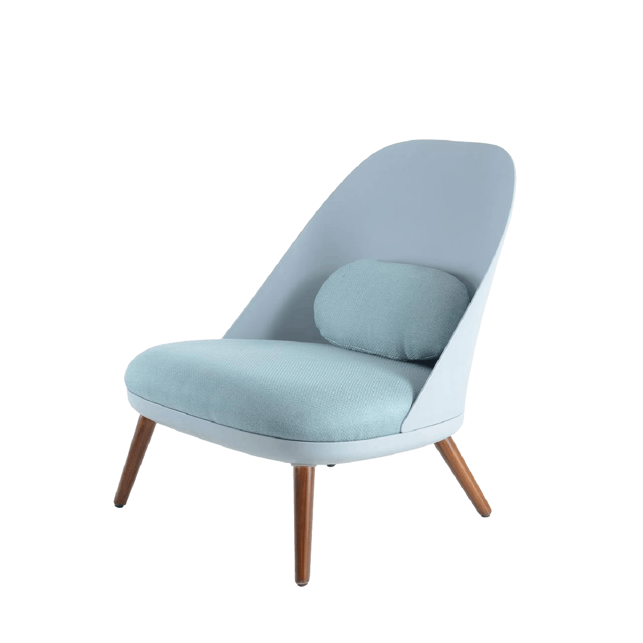 Soren Mid-Century Molded Shell Lounge Chair
