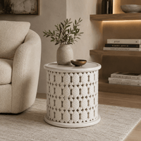 Valencia Carved Side Table