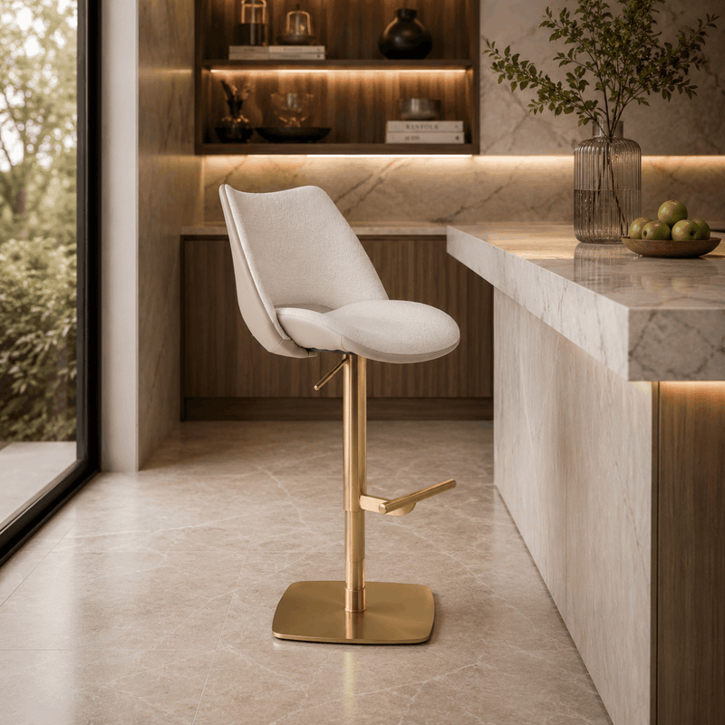 Nova Brass Bar High Chair
